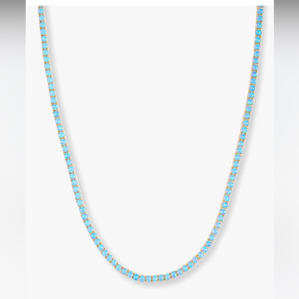 Melinda Maria, not your basic Opal tennis necklace